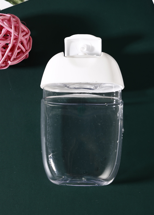 30 ml Caterpillar-Gelflasche aus PET. Leicht zu tragende Flip-Flasche