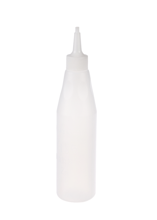 Haarfärbeflasche Flasche mit scharfem Mund