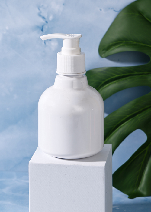 200 ml sphärische weiße PET-Lotion-Pumpflasche