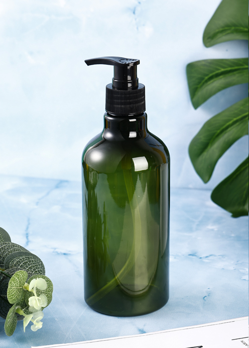 500 ml PET-Olivenessenz-Shampoo-Körperwaschflasche