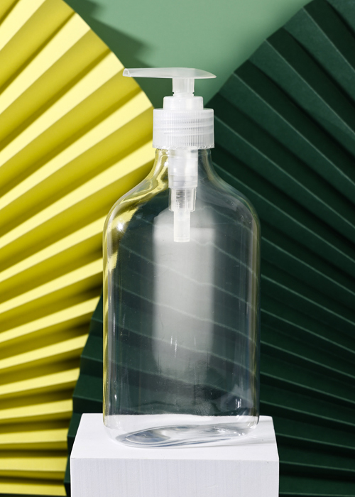 500 ml PET Clear Lotion Pump Handdesinfektionsflasche