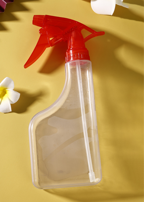 300 ml transparente PVC-Handsprühpistolenflasche