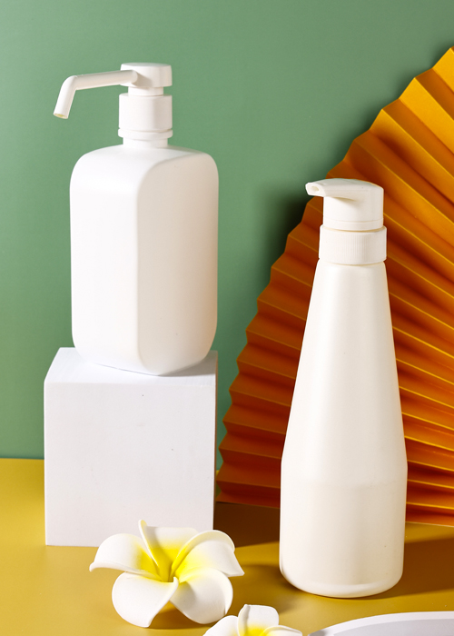 500 ml PE-Weiß-Lotion-Gel-Desinfektionsflasche Neue Duschgel-Händedesinfektionsflasche