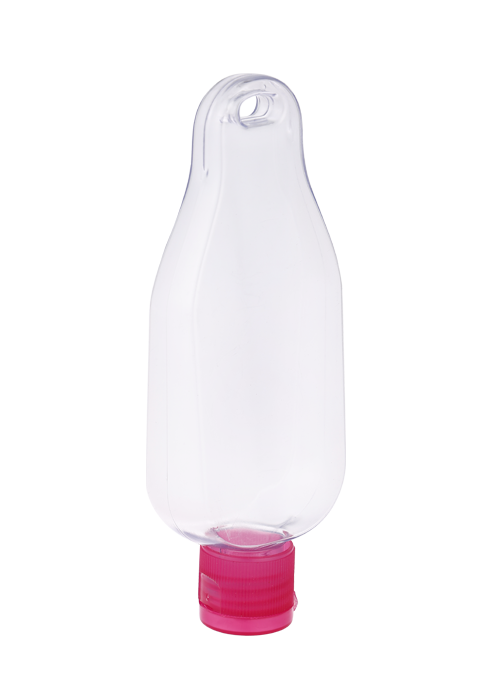 50–60 ml PETG-Gel-Einweg-Händedesinfektionsmittel-Flip-Flasche mit umgedrehtem Haken