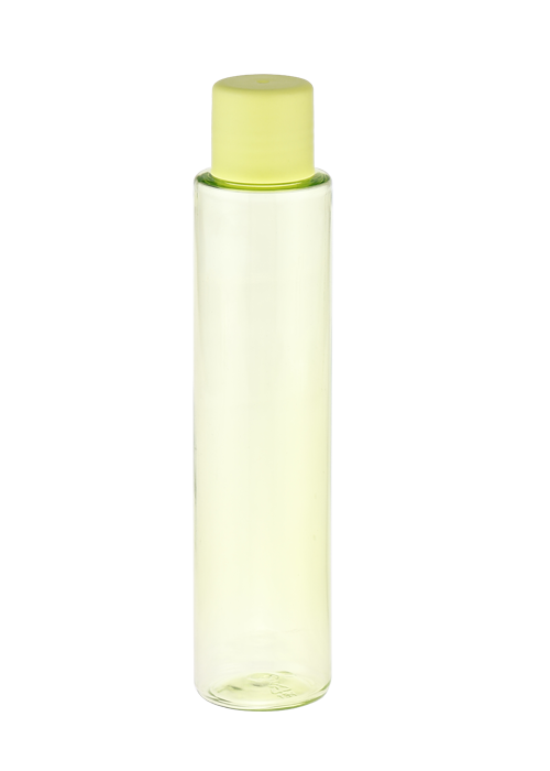 60-100 ml 24 Kaliber türkisfarbene PET-Zylinderflasche mit Schraubverschluss