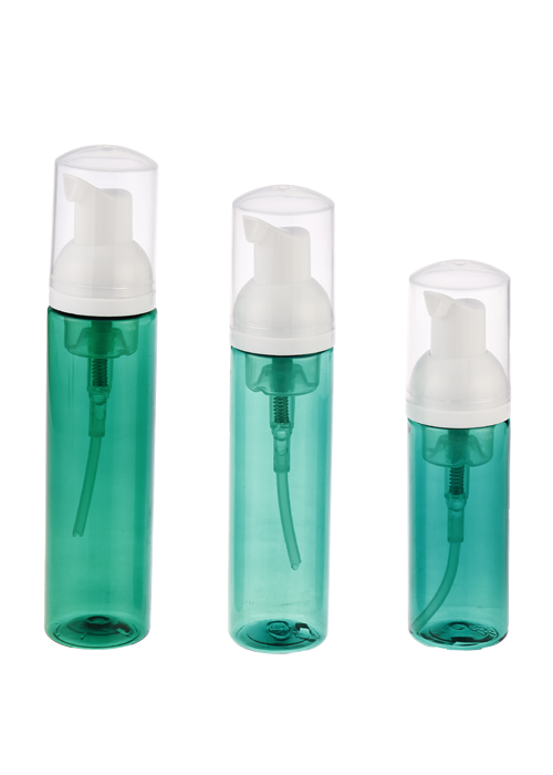 60–120 ml grüne PET-Schaum-Druckpumpflasche Händedesinfektionsflasche