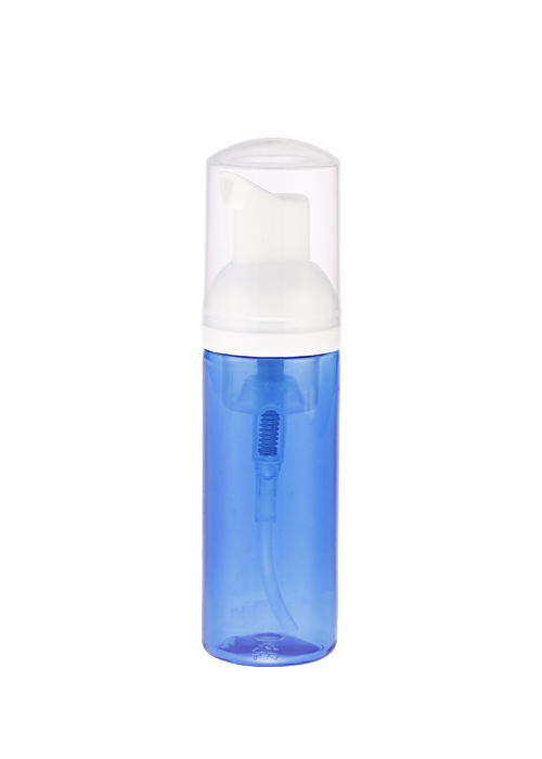 60-120 ml blaue transparente PET-Schaumpumpflasche Alkoholdesinfektion Händedesinfektionsflasche