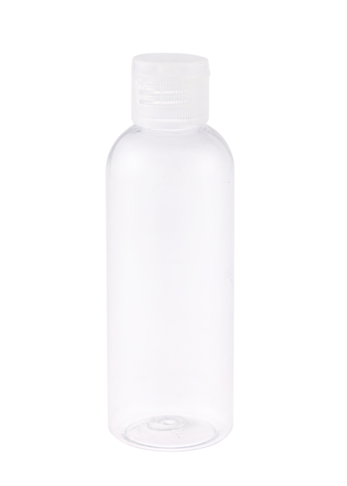 60–200 ml PET-Gel-Händedesinfektionsflasche, runde Clamshell-Flasche