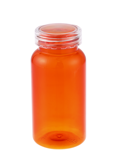 150 g transparenter PS-Verschluss mit PET-Gesundheitsprodukt-Kapselflasche