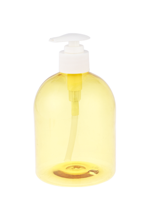 500 ml PET Gel Lotion Pumpe Händedesinfektionsmittel Runde Flasche