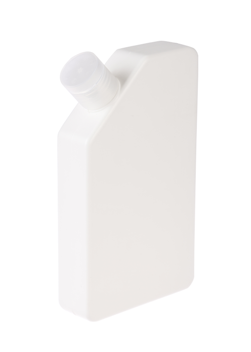 300 ml PE-Schräghals-Flachquadratflasche